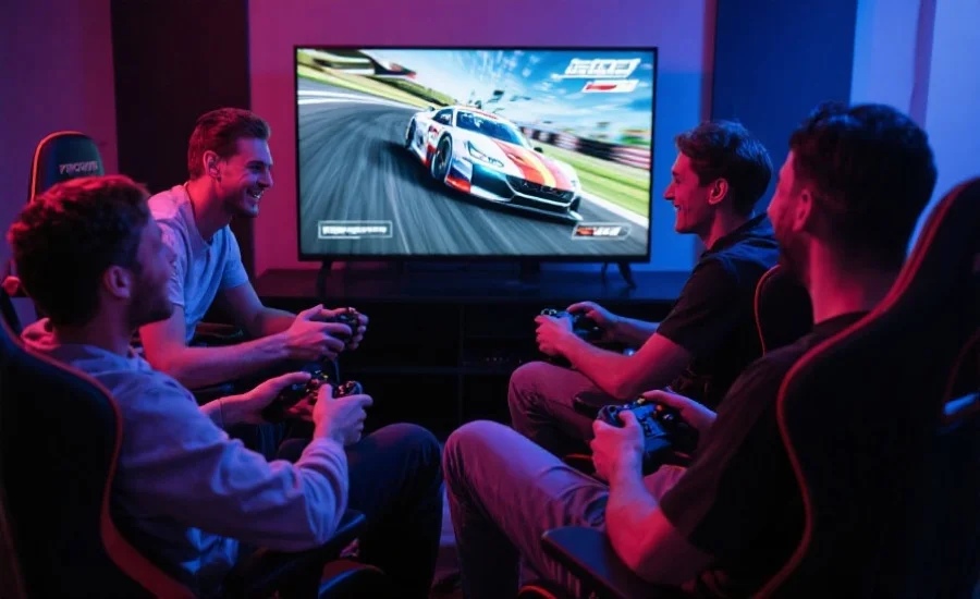 赛车玩家交流互动